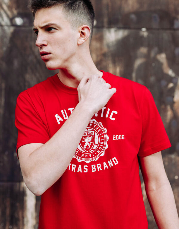 T-Shirt Authentische Marke Rot PGwear