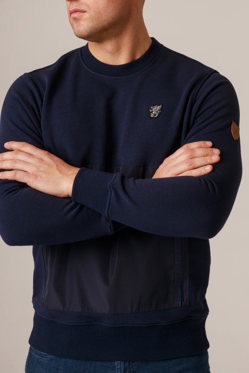 Sweatshirt Pocket Navy PGwear 3