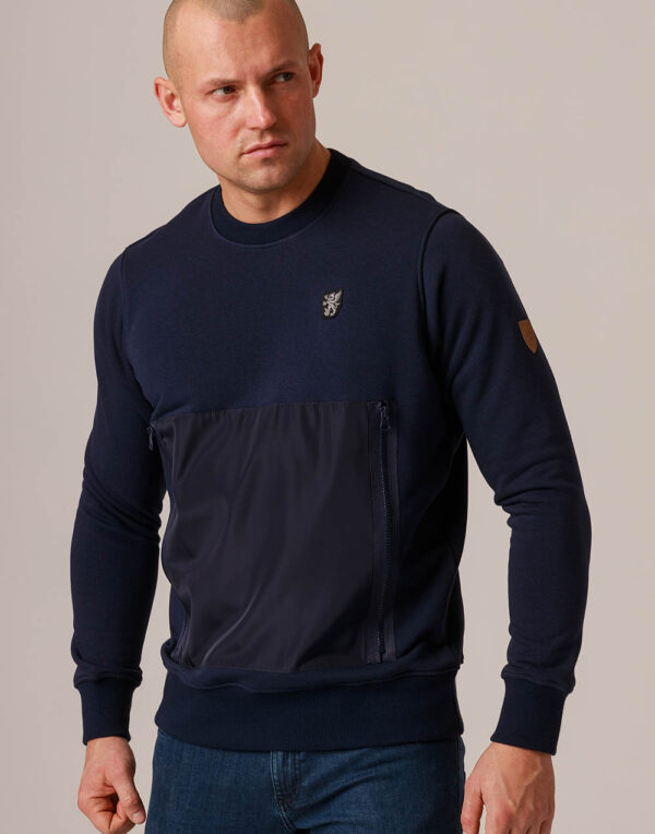 Sweatshirt Pocket Navy PGwear