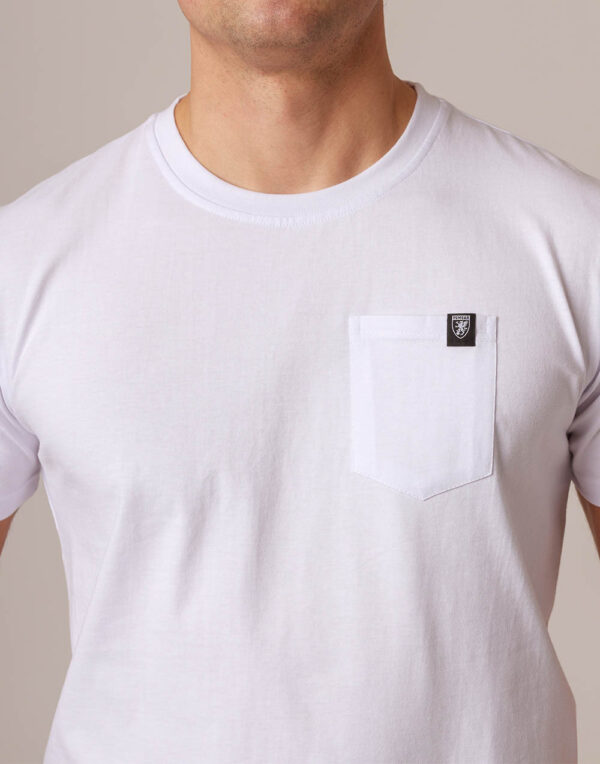 T-shirt lomme hvid PGwear