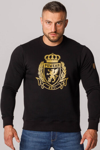 Sweatshirt Crown Black PGwear