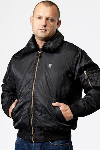 Bomber Jacket Bad Dog Black