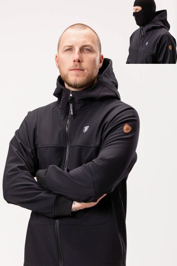 Full Face Softshell Jacket Struggle Black