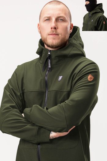 Full Face Softshell Jacket Struggle Olive